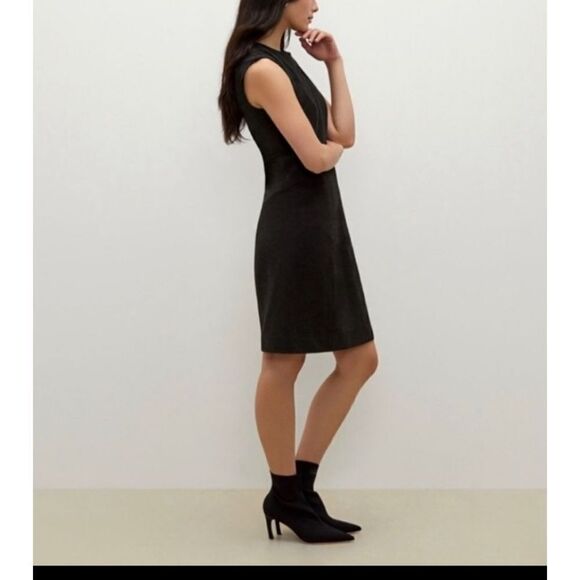 M.M. LaFleur Maggie Dress Charcoal Grey size 10 - Picture 2 of 6